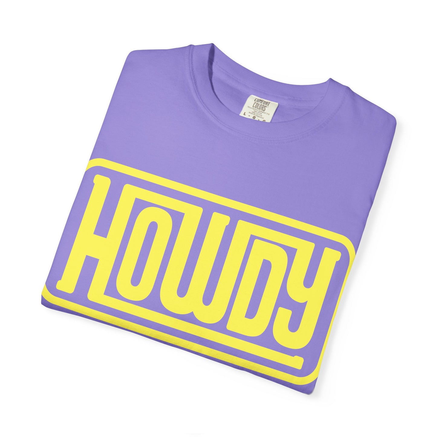 Howdy Graphic T-Shirt — Retro Yellow Logo Tee
