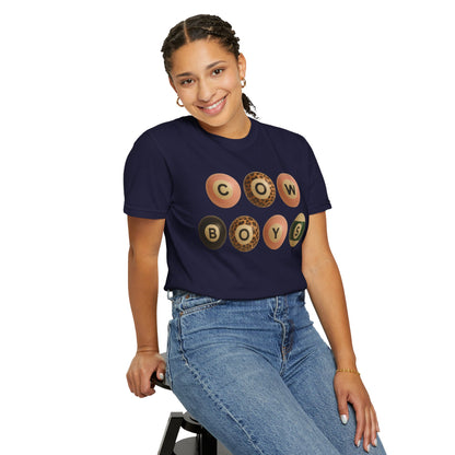 Cowboys Vintage Pool Ball Graphic T‑Shirt