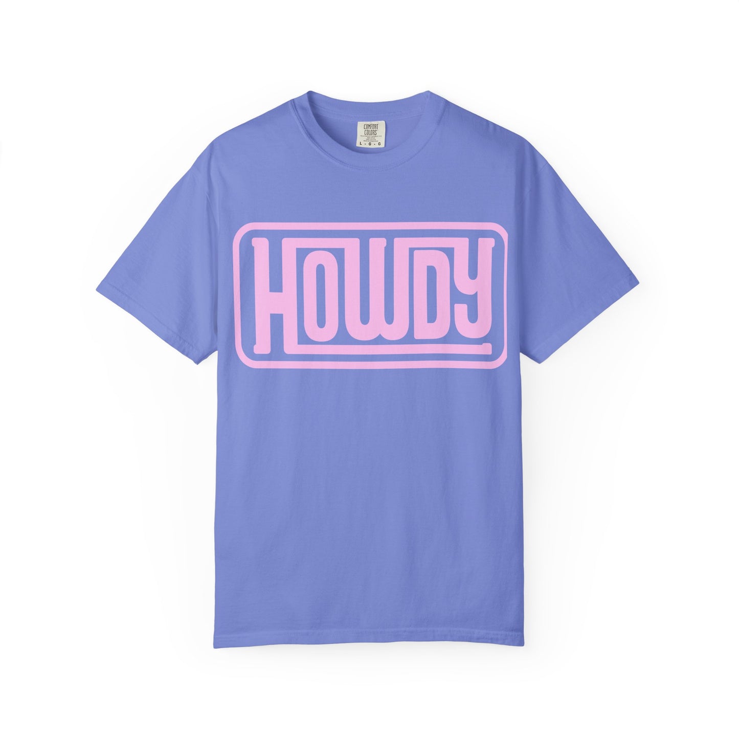 Howdy Graphic T-Shirt — Retro Pink Welcome Design