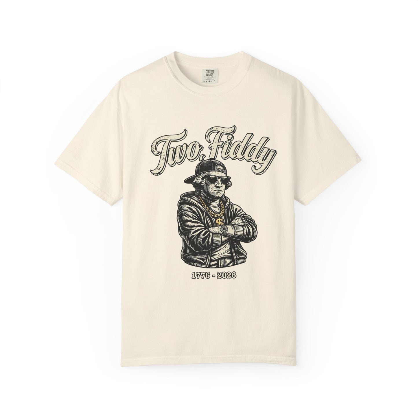 Two Fiddy Retro Rap Tee — Vintage Style "Two Fiddy" Graphic T-Shirt