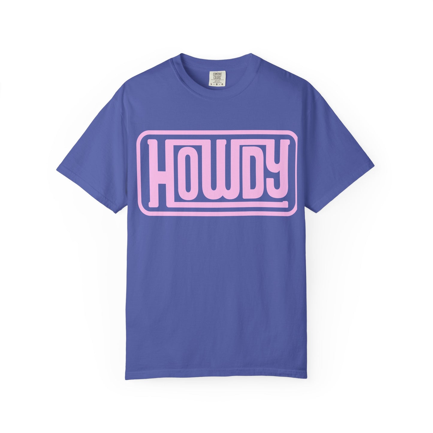 Howdy Graphic T-Shirt — Retro Pink Welcome Design