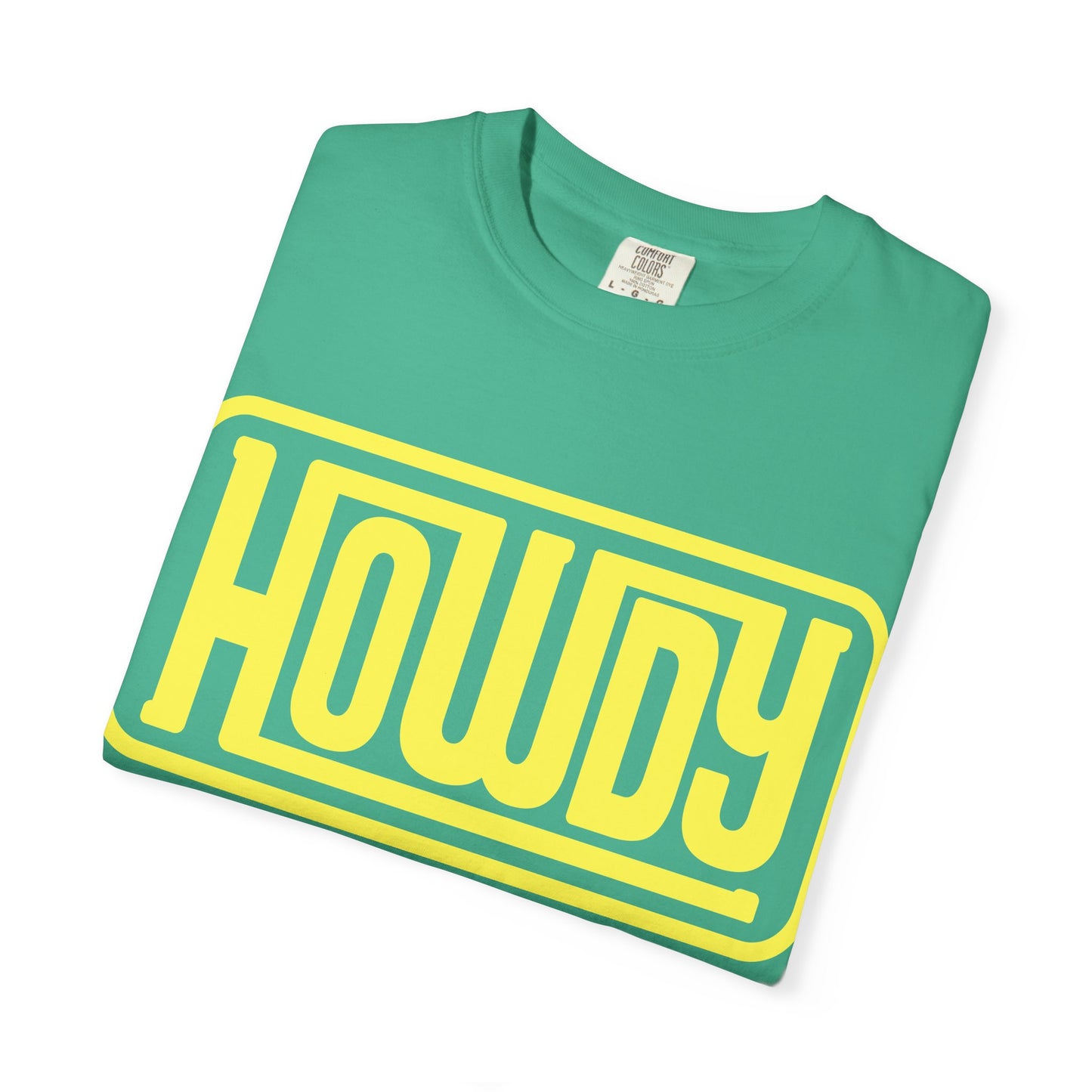 Howdy Graphic T-Shirt — Retro Yellow Logo Tee