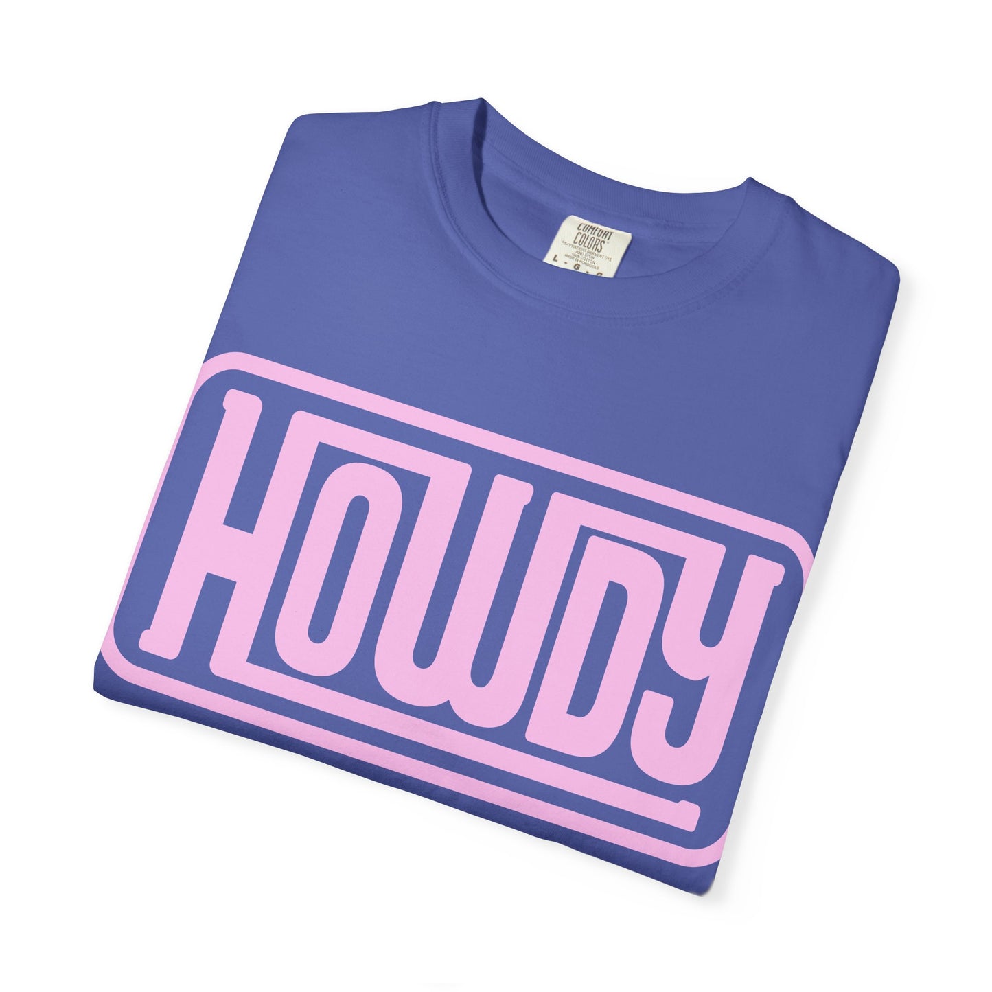 Howdy Graphic T-Shirt — Retro Pink Welcome Design