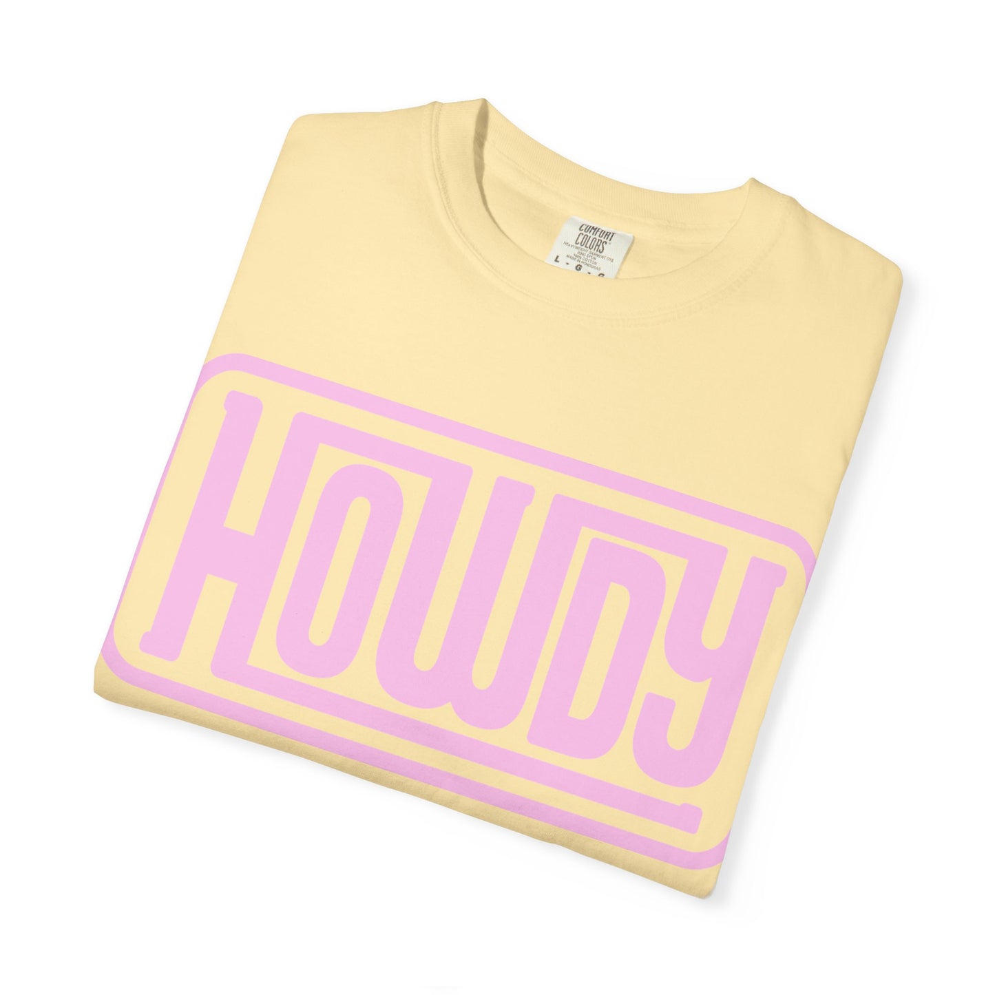 Howdy Graphic T-Shirt — Retro Pink Welcome Design