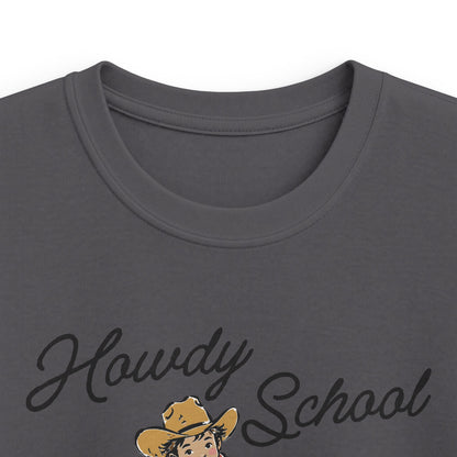 Howdy School Kid Tee — Cute Rodeo Pony Kids T-Shirt