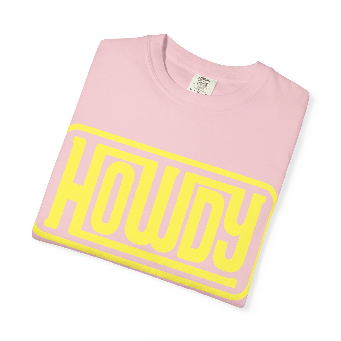 Howdy Graphic T-Shirt — Retro Yellow Logo Tee