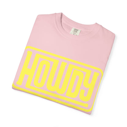 Howdy Graphic T-Shirt — Retro Yellow Logo Tee