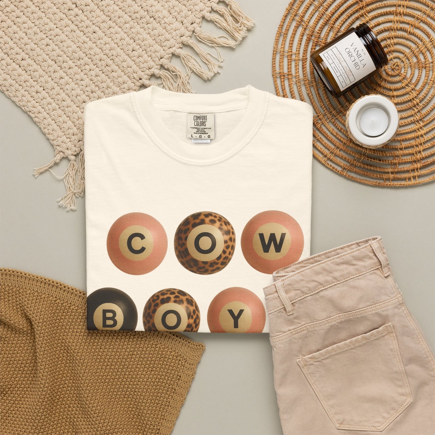 Cowboys Vintage Pool Ball Graphic T‑Shirt