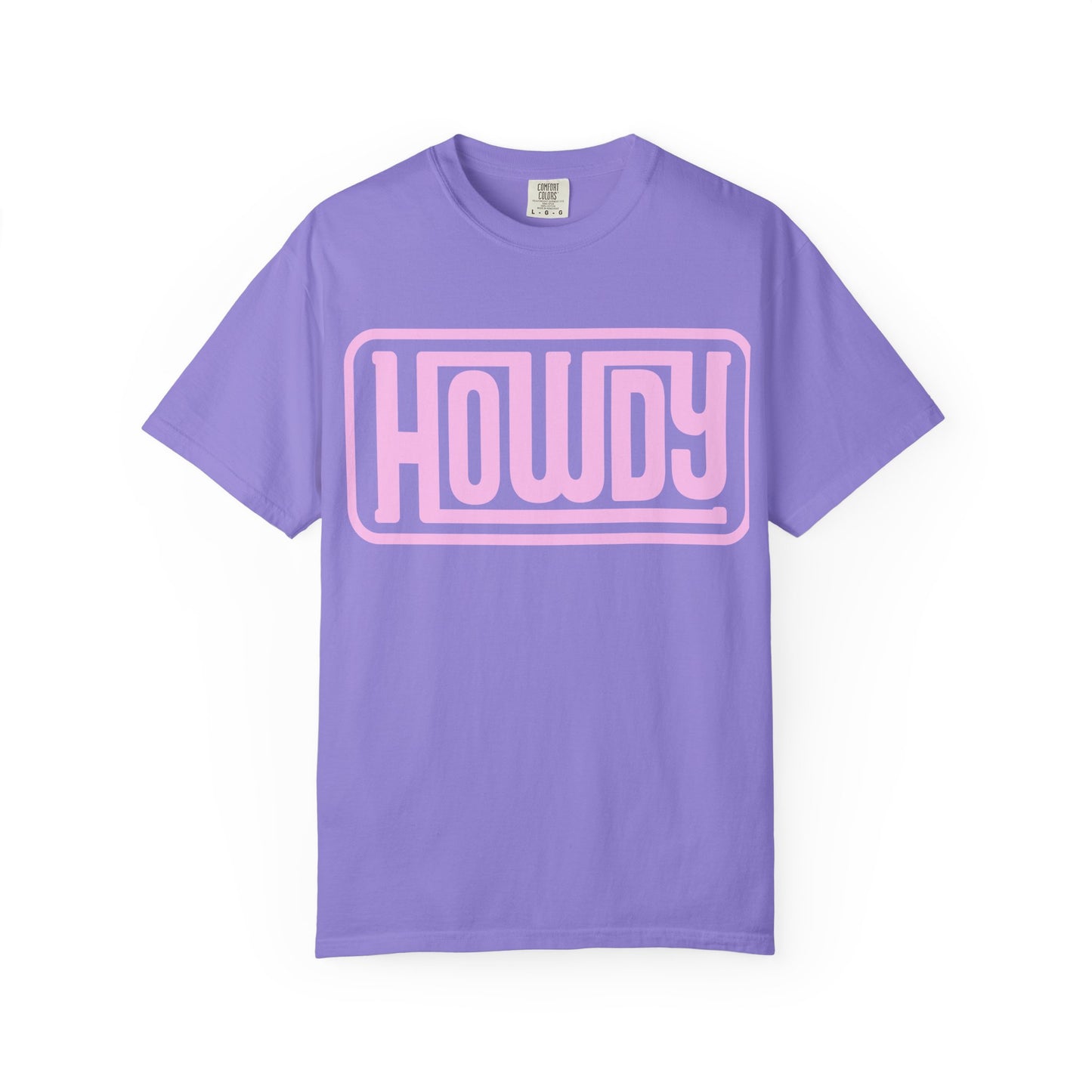 Howdy Graphic T-Shirt — Retro Pink Welcome Design