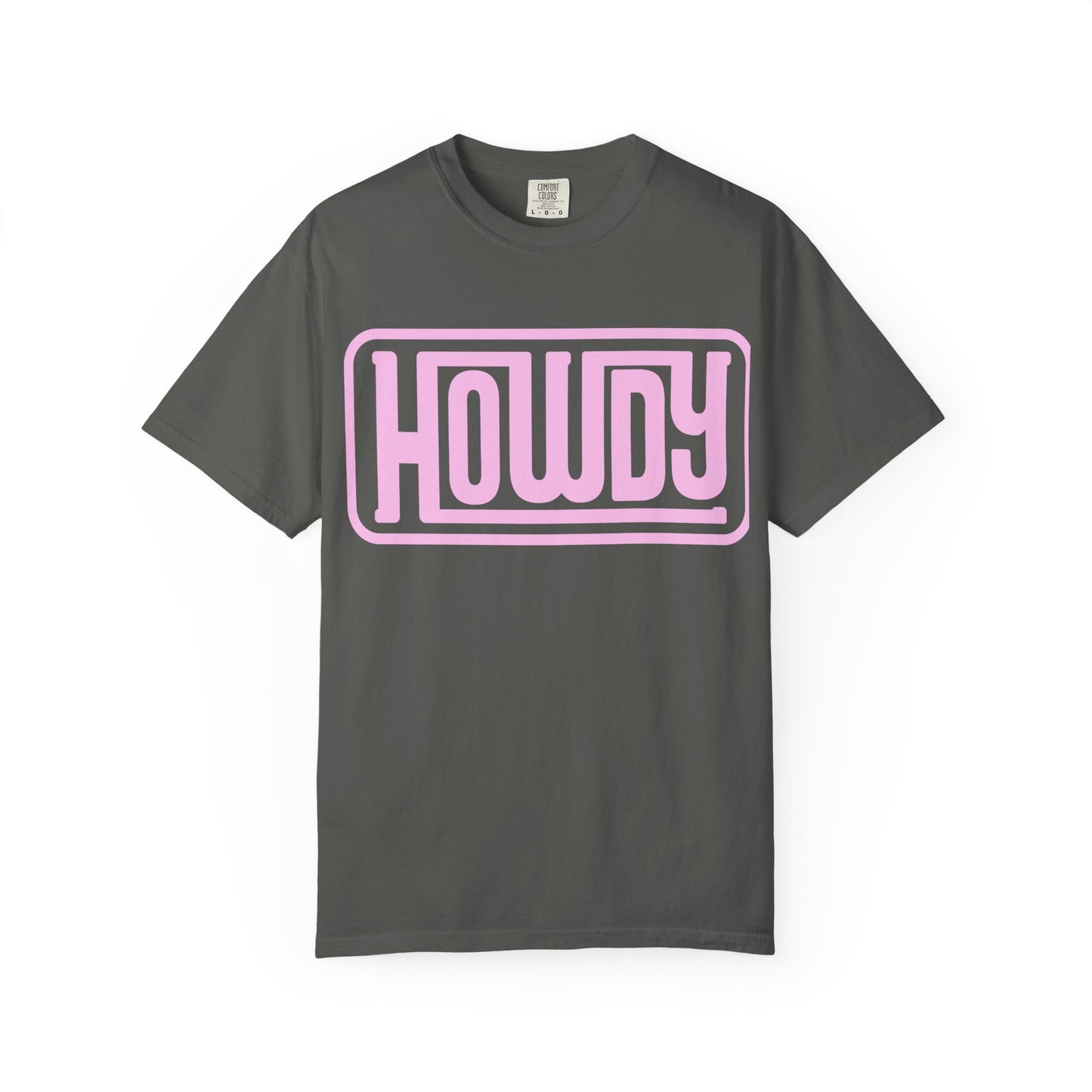 Howdy Graphic T-Shirt — Retro Pink Welcome Design