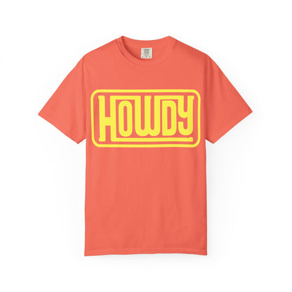 Howdy Graphic T-Shirt — Retro Yellow Logo Tee