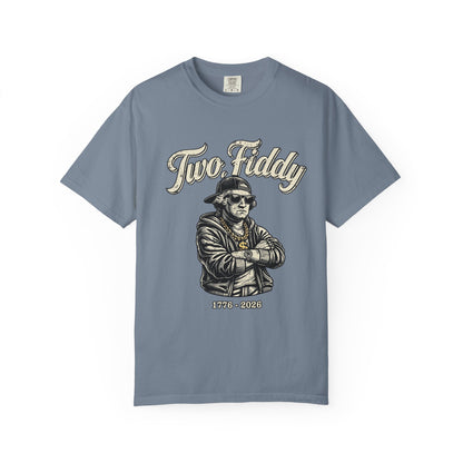 Two Fiddy Retro Rap Tee — Vintage Style "Two Fiddy" Graphic T-Shirt