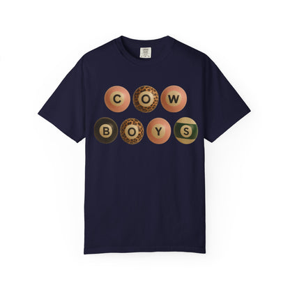 Cowboys Vintage Pool Ball Graphic T‑Shirt