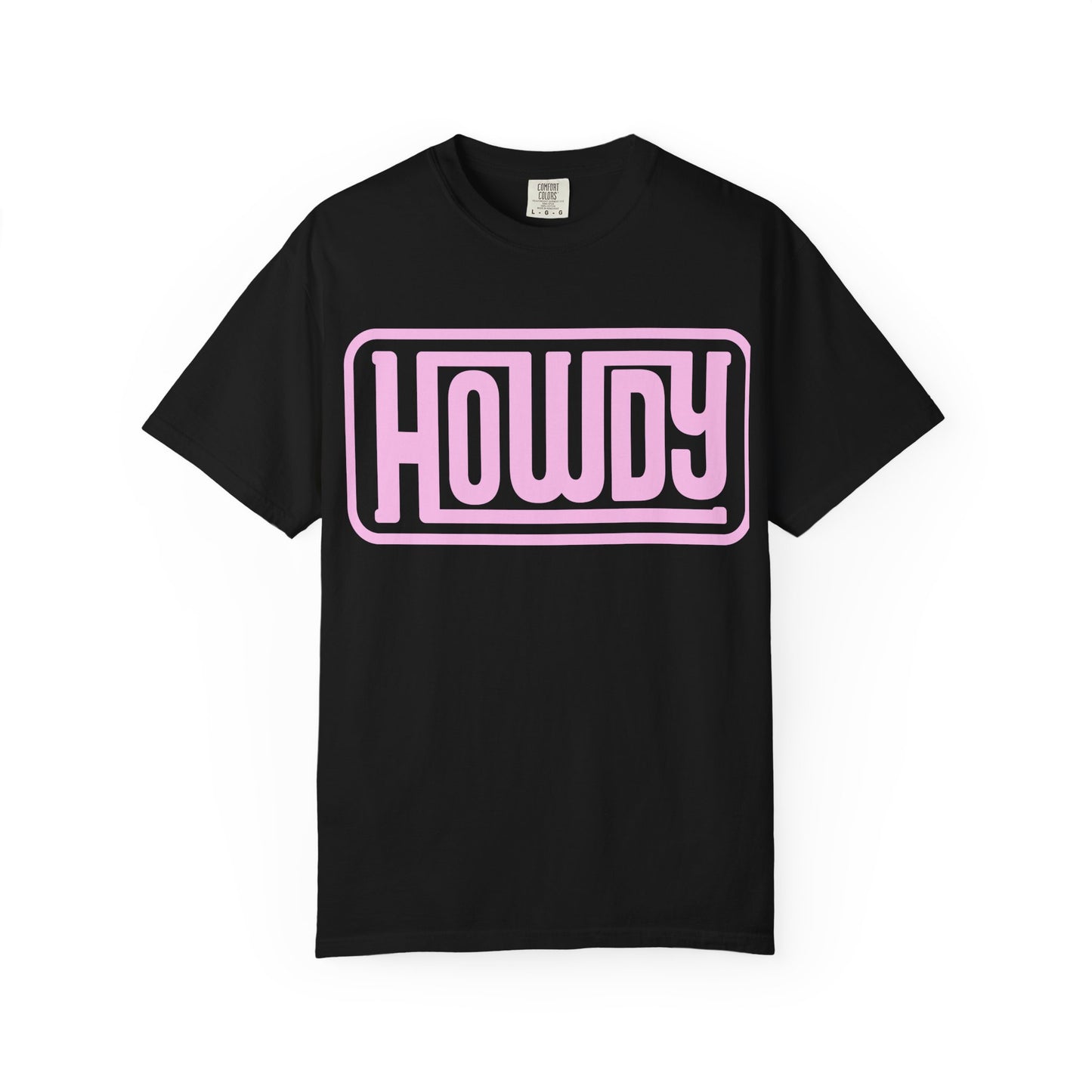 Howdy Graphic T-Shirt — Retro Pink Welcome Design