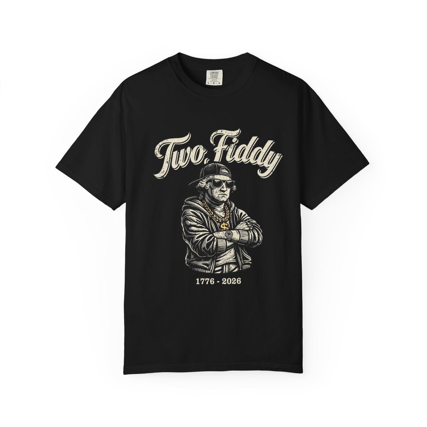 Two Fiddy Retro Rap Tee — Vintage Style "Two Fiddy" Graphic T-Shirt