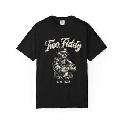 Two Fiddy Retro Rap Tee — Vintage Style "Two Fiddy" Graphic T-Shirt