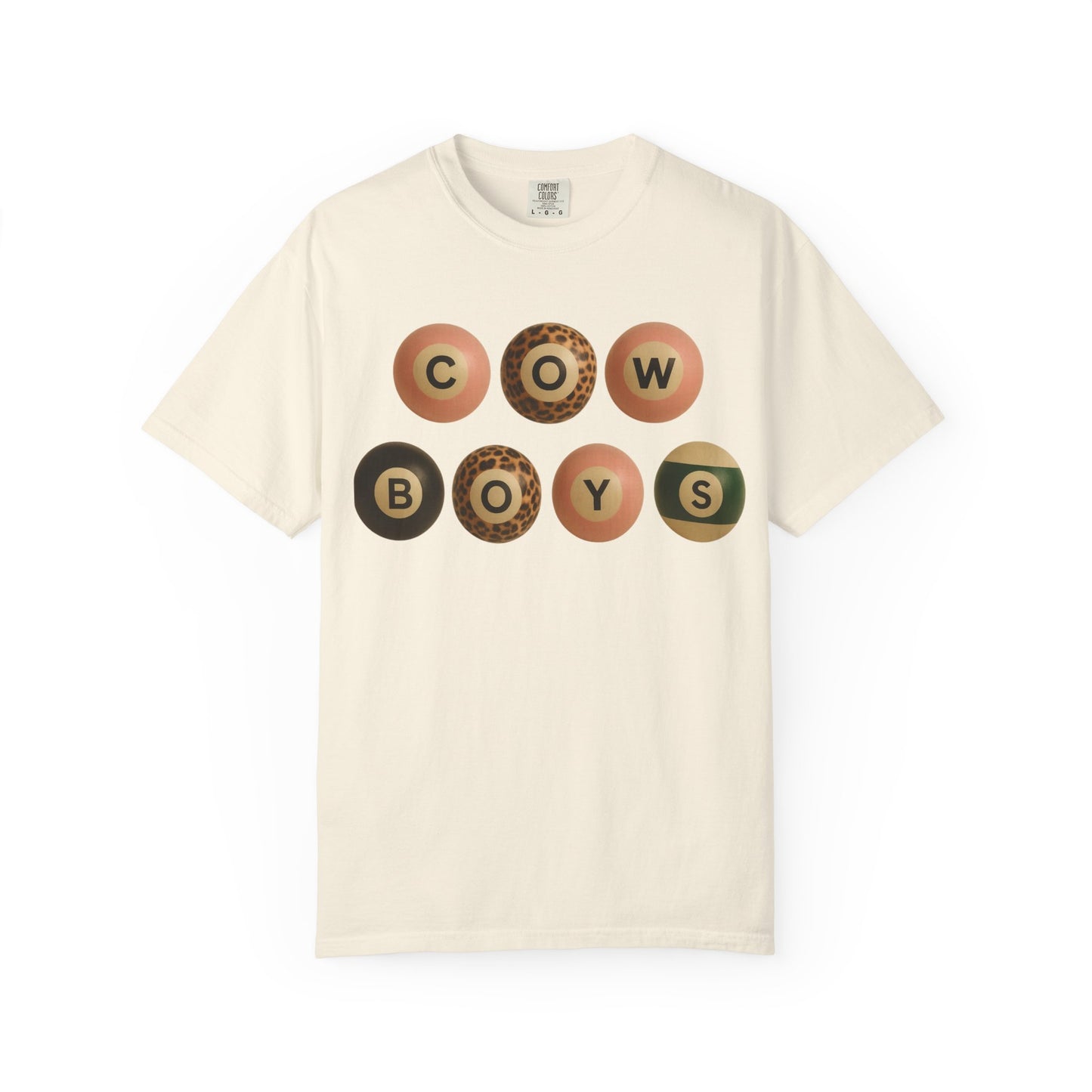 Cowboys Vintage Pool Ball Graphic T‑Shirt