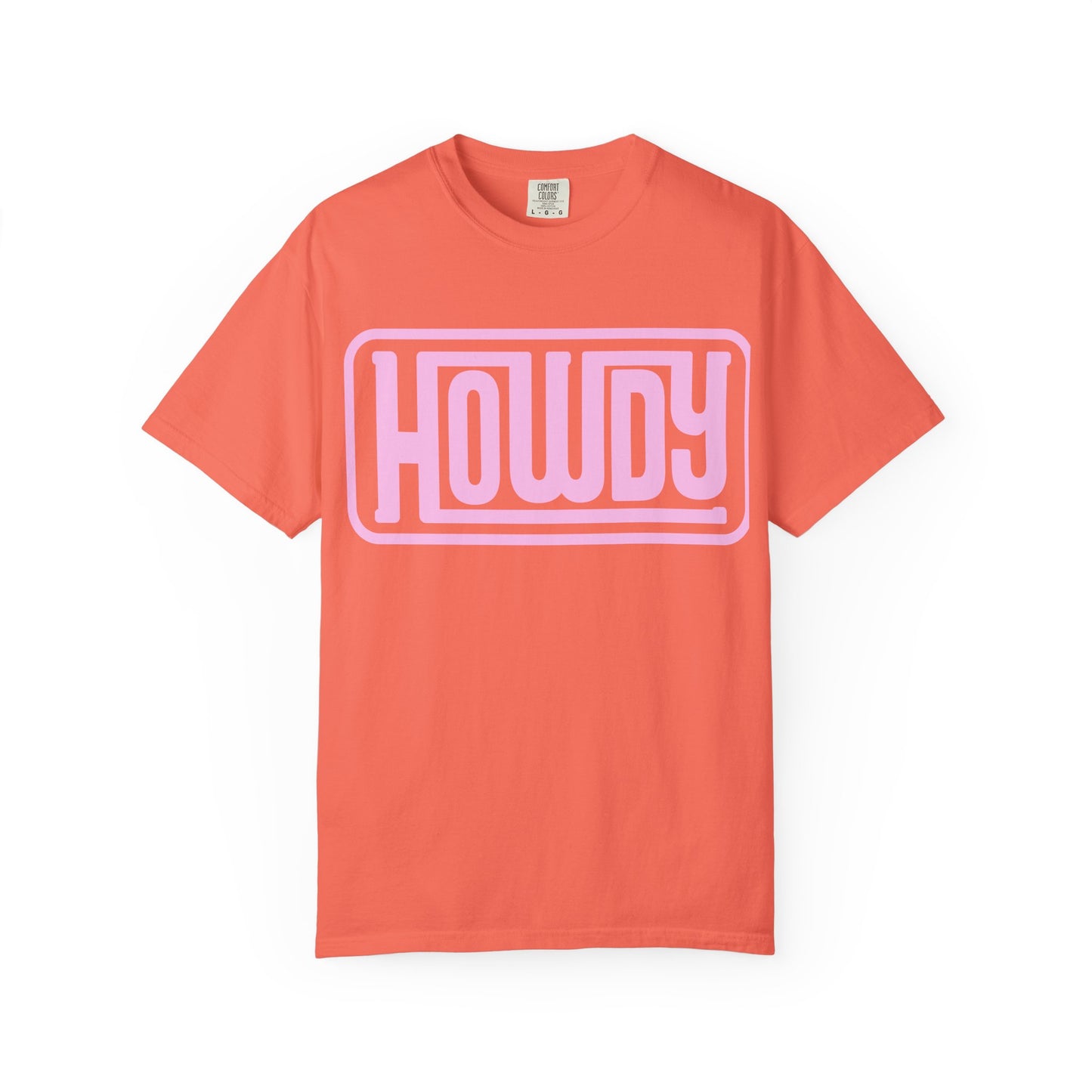 Howdy Graphic T-Shirt — Retro Pink Welcome Design
