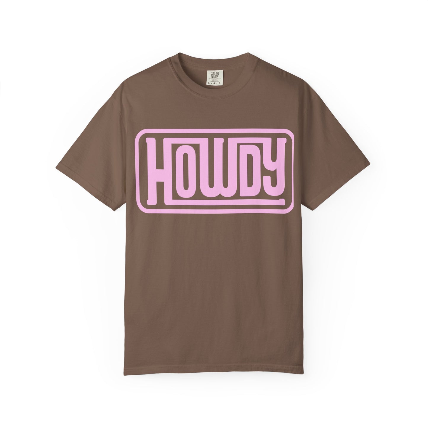Howdy Graphic T-Shirt — Retro Pink Welcome Design