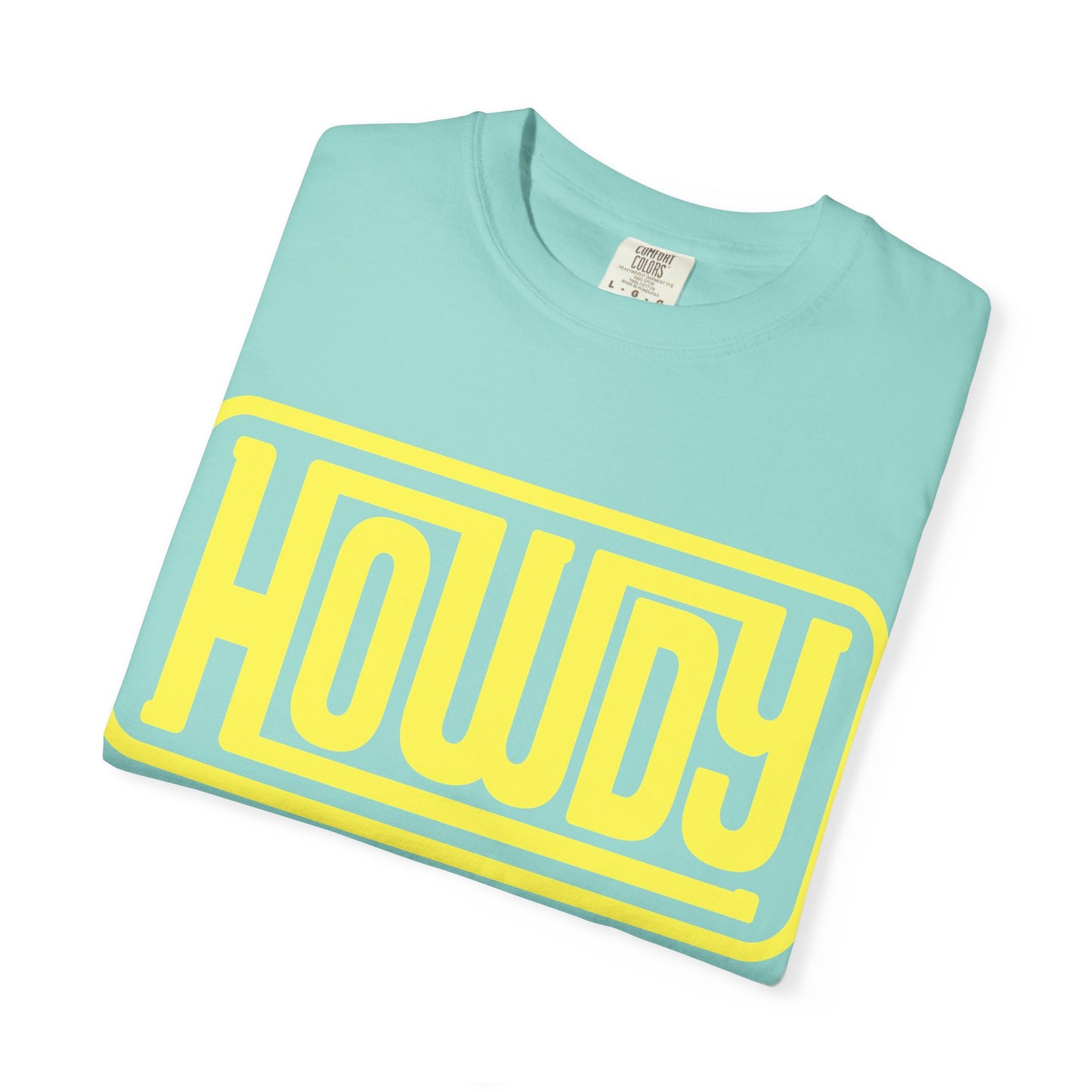 Howdy Graphic T-Shirt — Retro Yellow Logo Tee