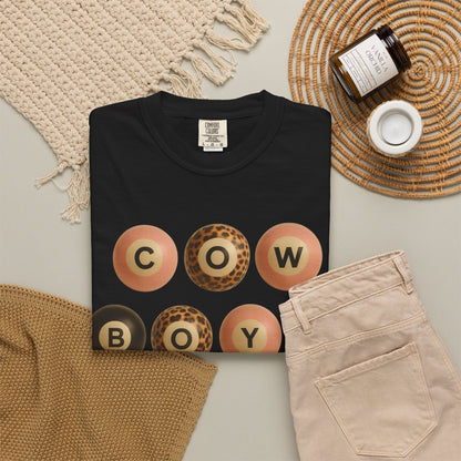 Cowboys Vintage Pool Ball Graphic T‑Shirt