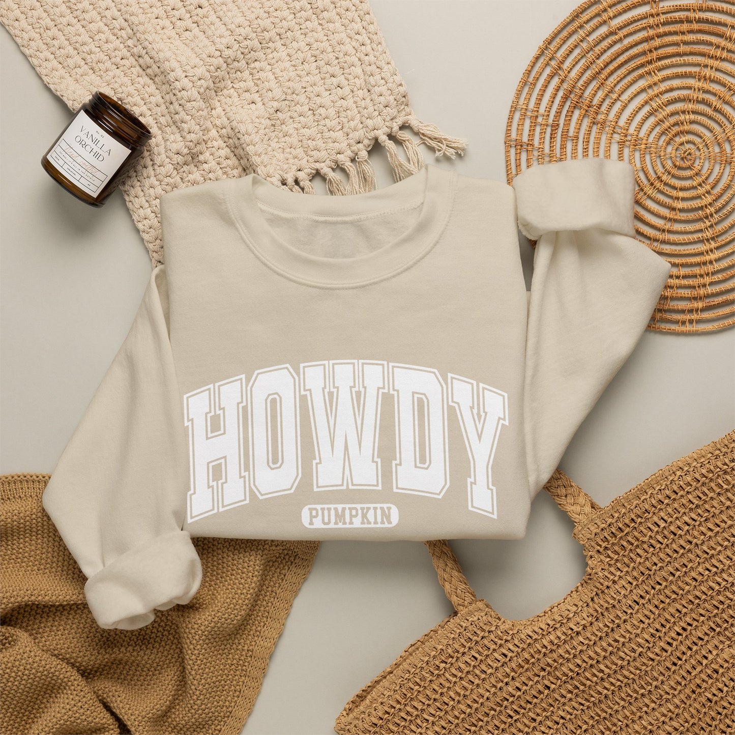 Howdy Campus Crewneck Sweatshirt