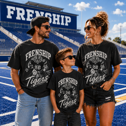 Frenship Tigers Youth Tee — Vintage Tiger Football Team Shirt