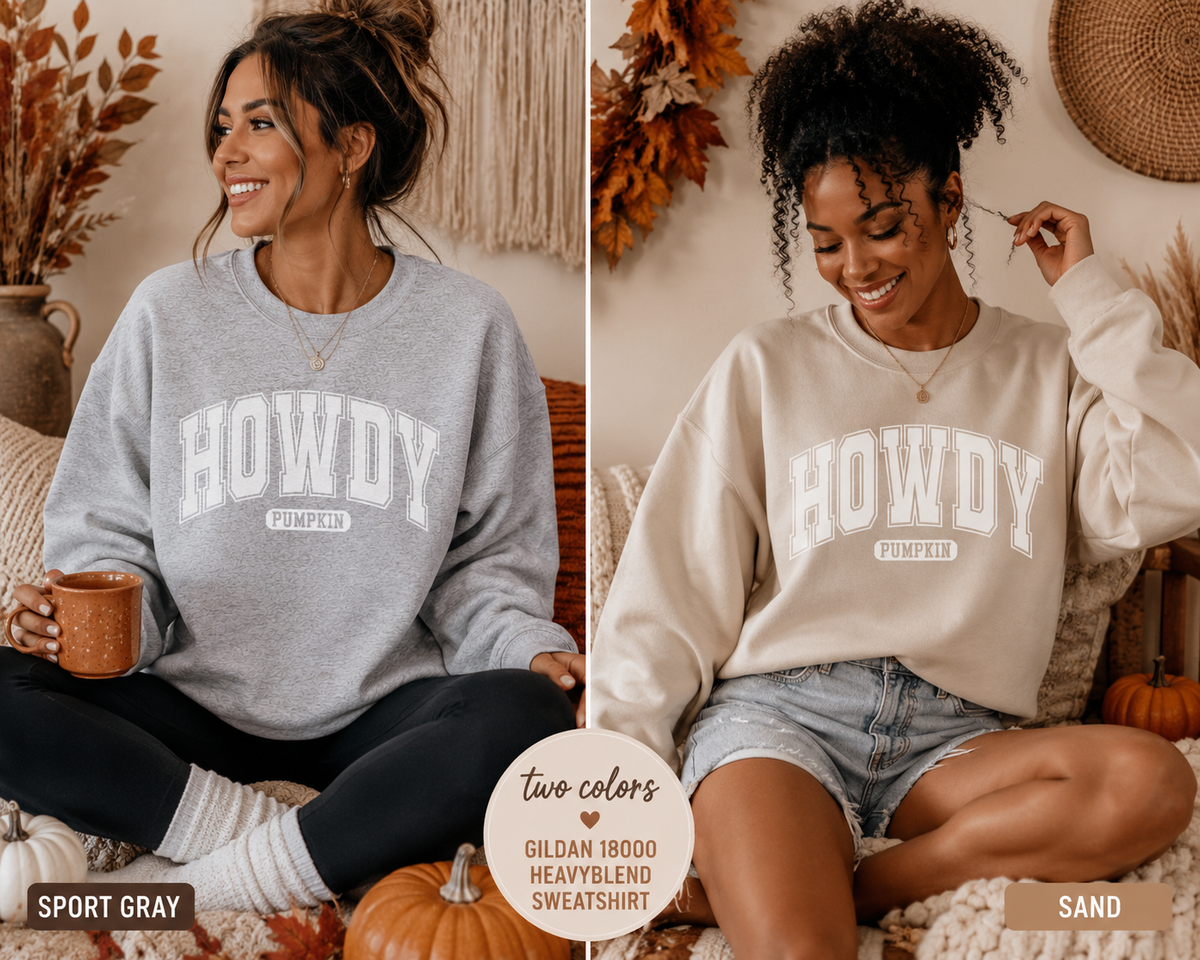 Howdy Campus Crewneck Sweatshirt