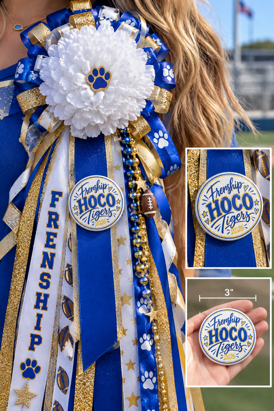 HOCO Tigers 2026 Pin Button
