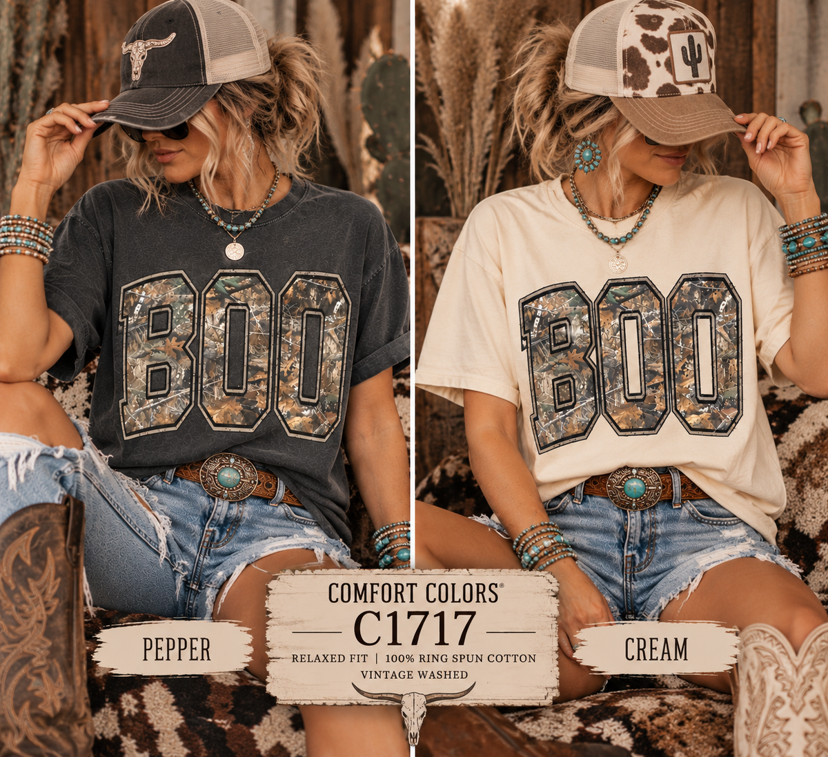 Boo Camo T‑Shirt