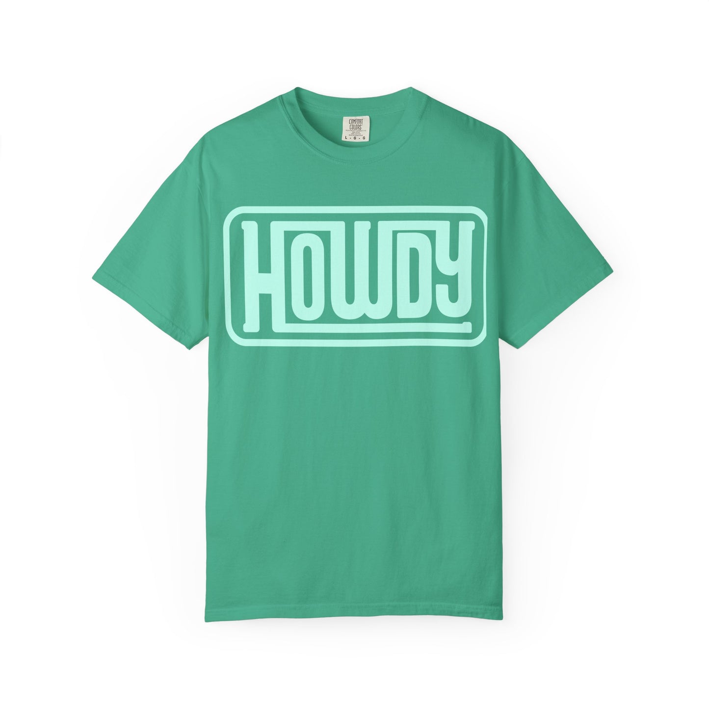 Howdy Graphic T-Shirt — Retro Mint Logo Tee