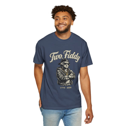 Two Fiddy Retro Rap Tee — Vintage Style "Two Fiddy" Graphic T-Shirt