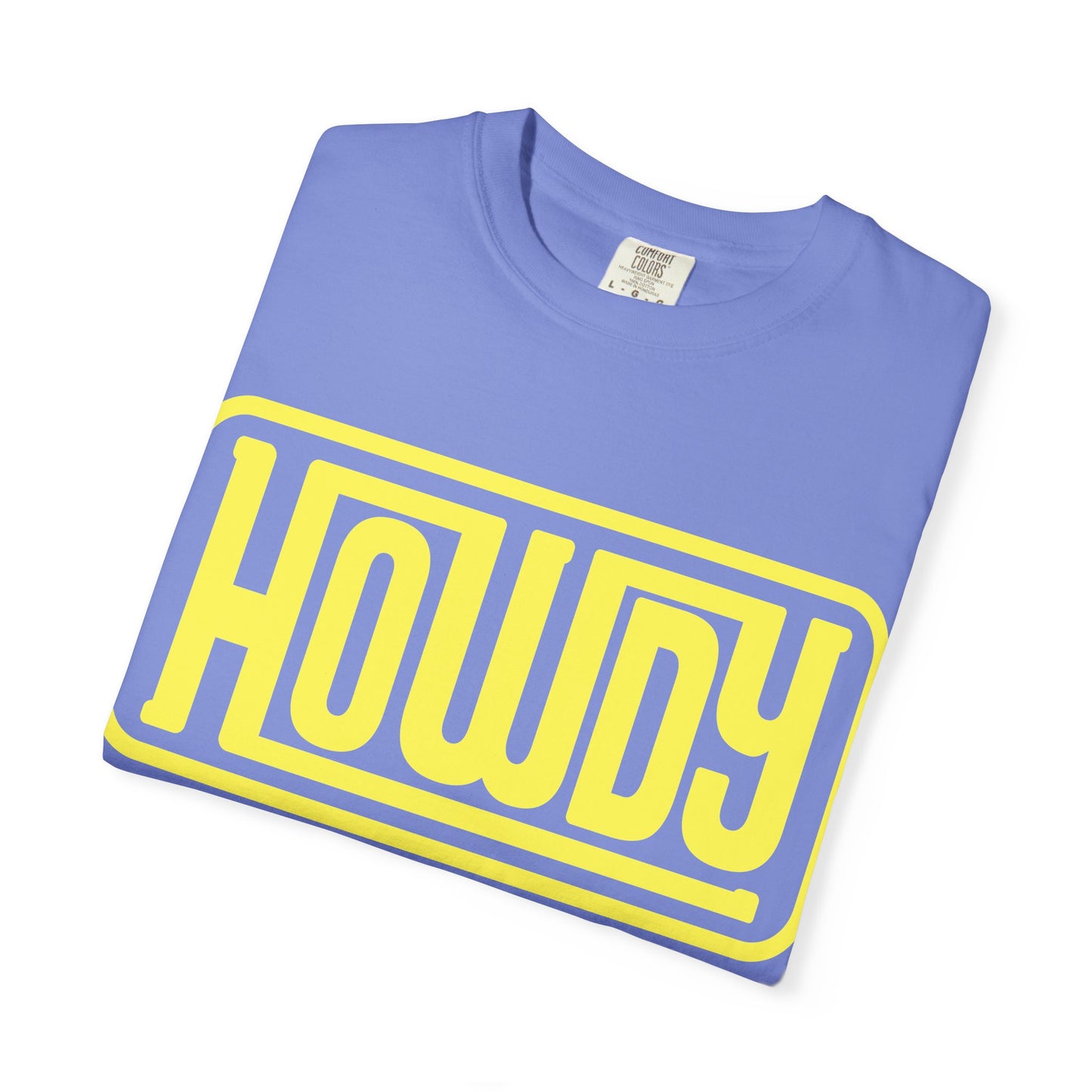 Howdy Graphic T-Shirt — Retro Yellow Logo Tee