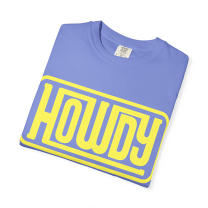 Howdy Graphic T-Shirt — Retro Yellow Logo Tee