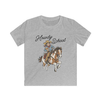 Howdy School Kid Tee — Cute Rodeo Pony Kids T-Shirt