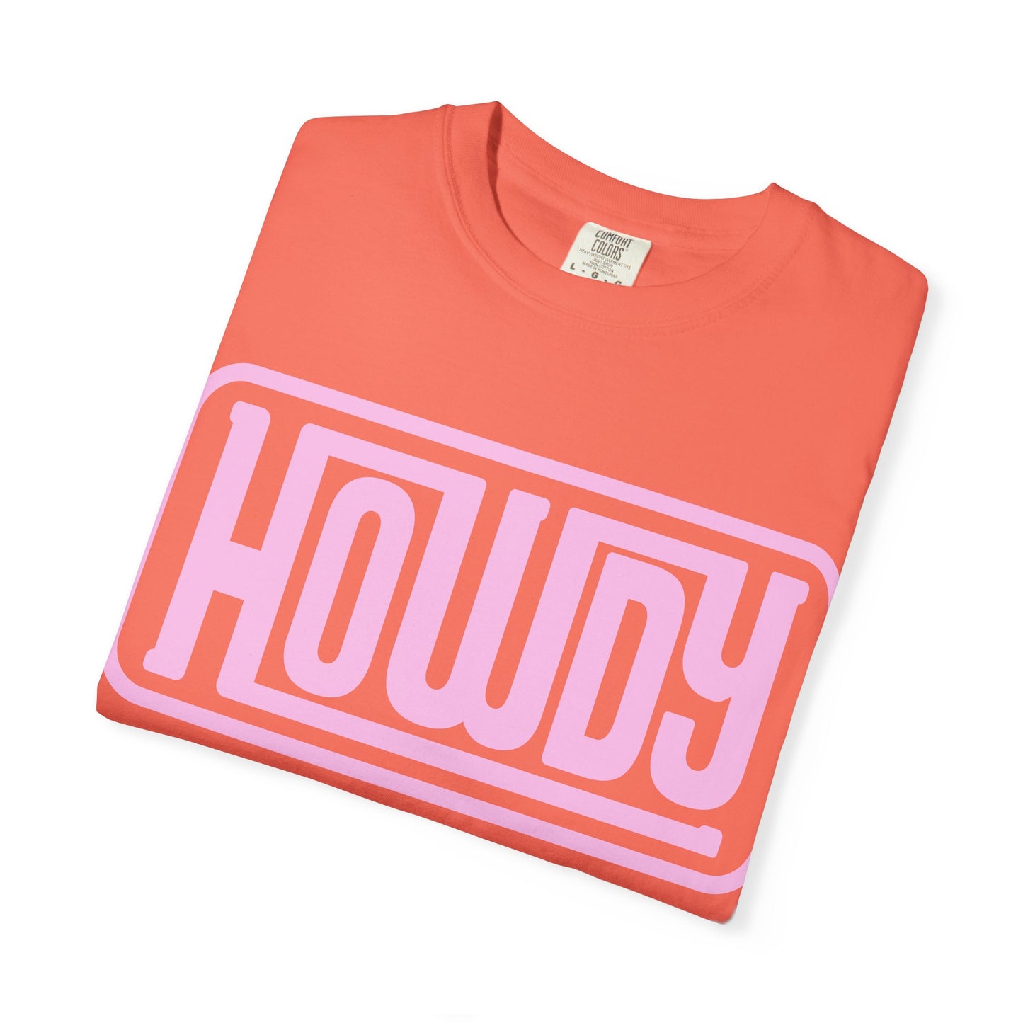 Howdy Graphic T-Shirt — Retro Pink Welcome Design