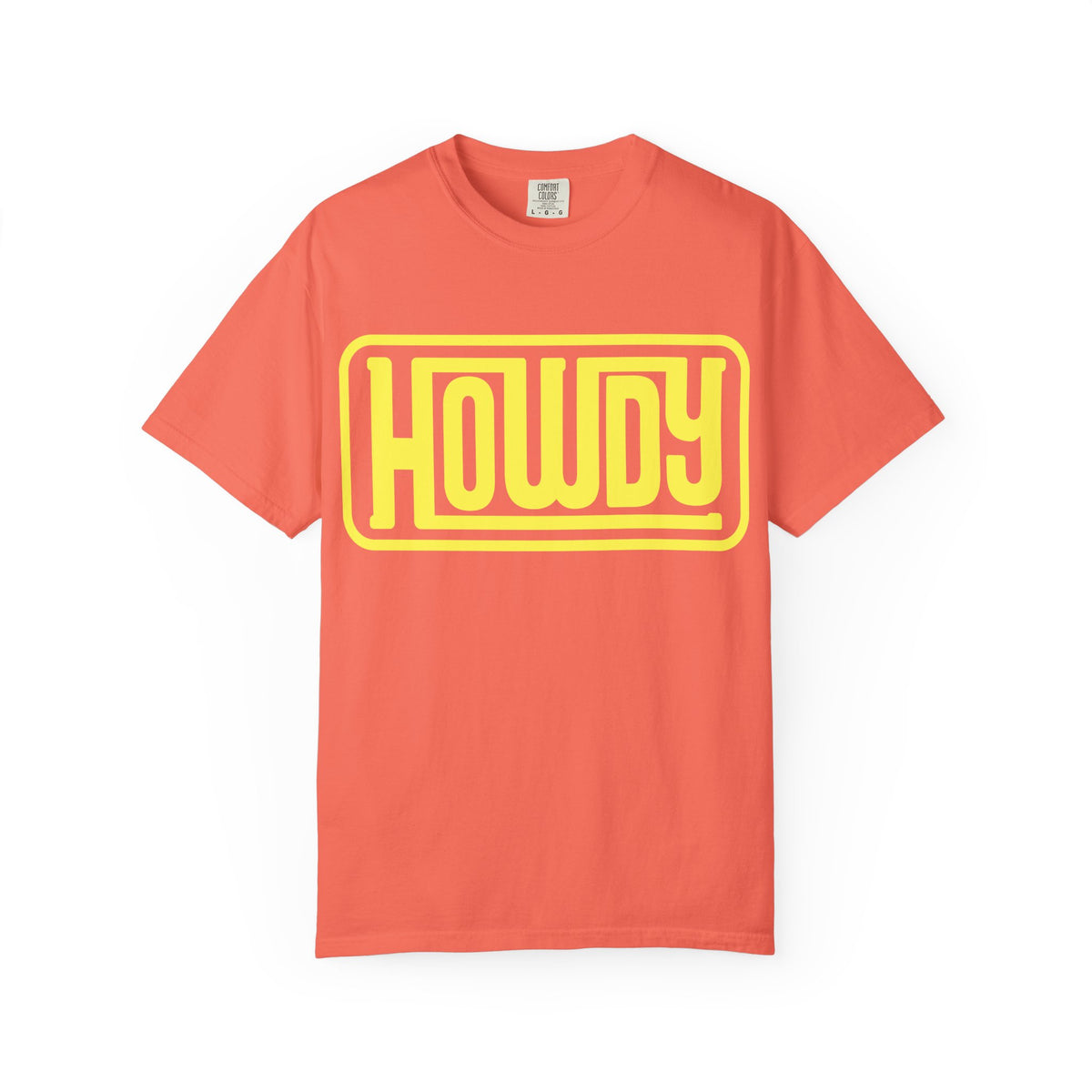 Howdy Graphic T-Shirt — Retro Yellow Logo Tee