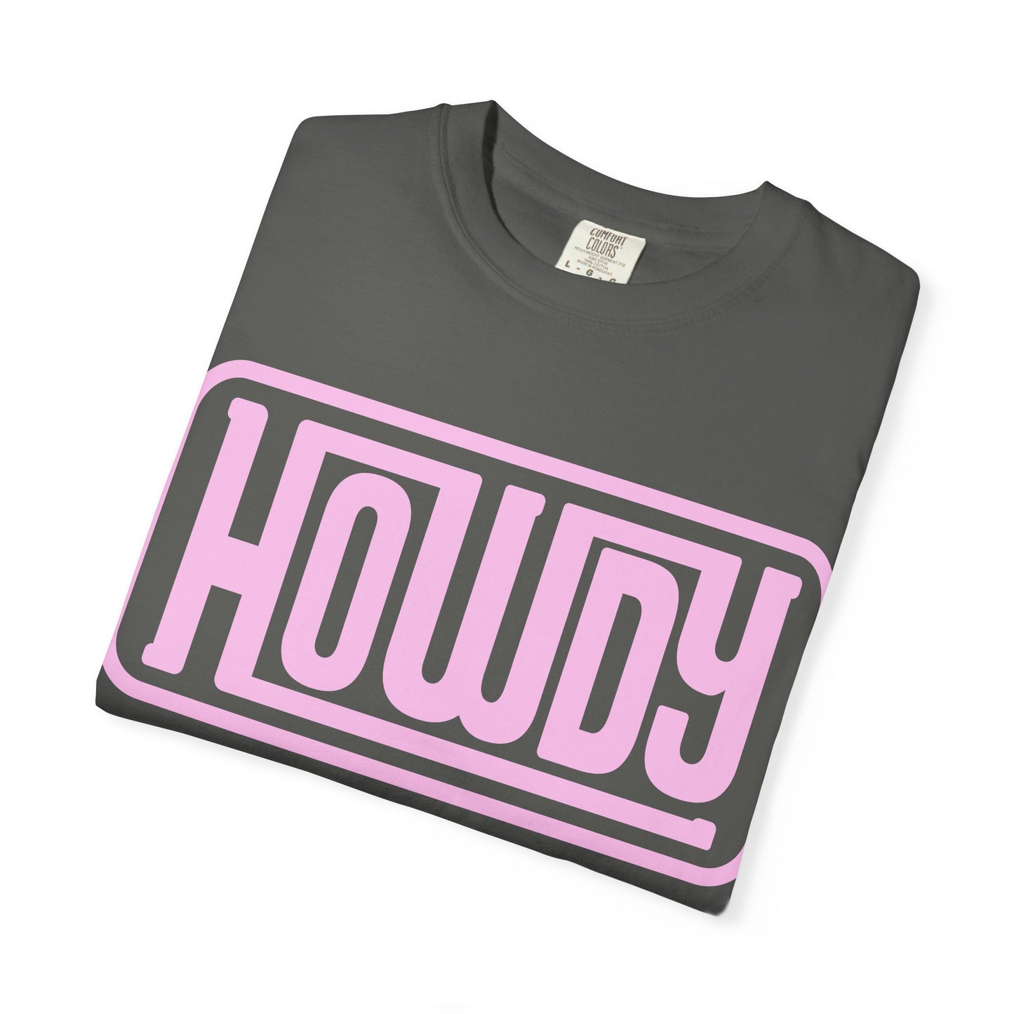 Howdy Graphic T-Shirt — Retro Pink Welcome Design