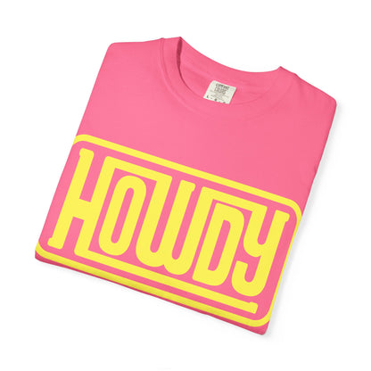 Howdy Graphic T-Shirt — Retro Yellow Logo Tee