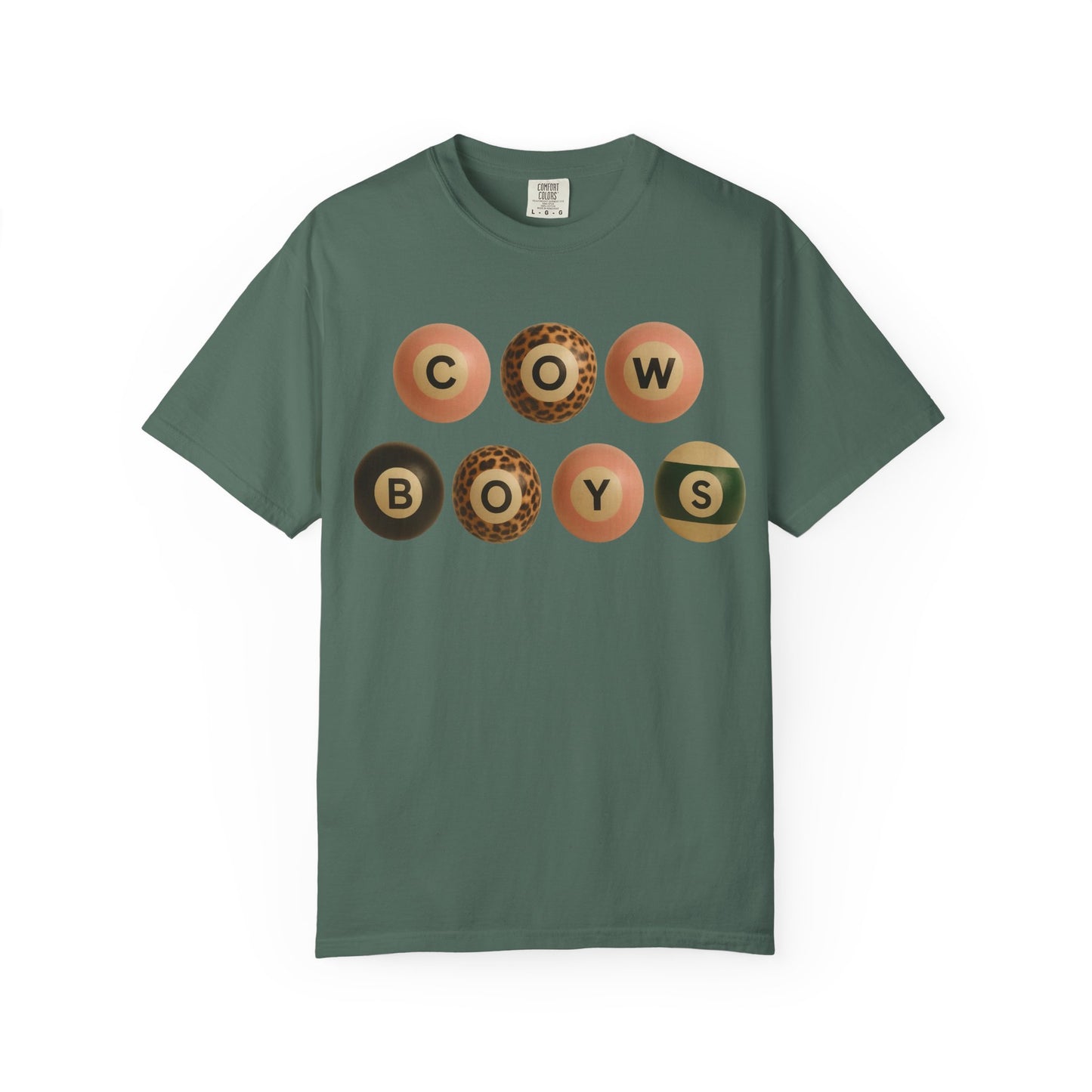 Cowboys Vintage Pool Ball Graphic T‑Shirt
