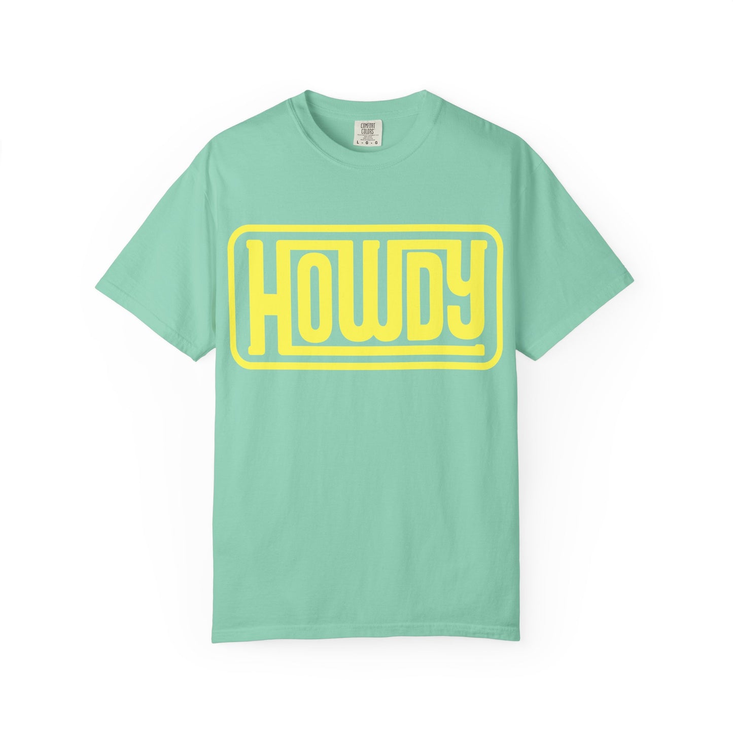 Howdy Graphic T-Shirt — Retro Yellow Logo Tee