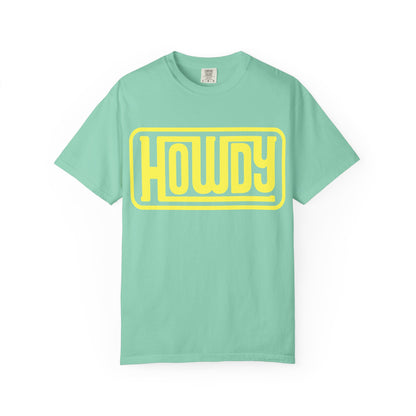 Howdy Graphic T-Shirt — Retro Yellow Logo Tee