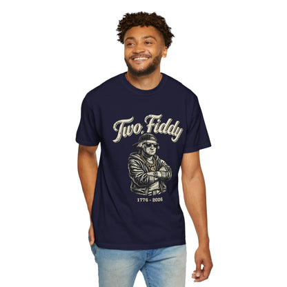 Two Fiddy Retro Rap Tee — Vintage Style "Two Fiddy" Graphic T-Shirt