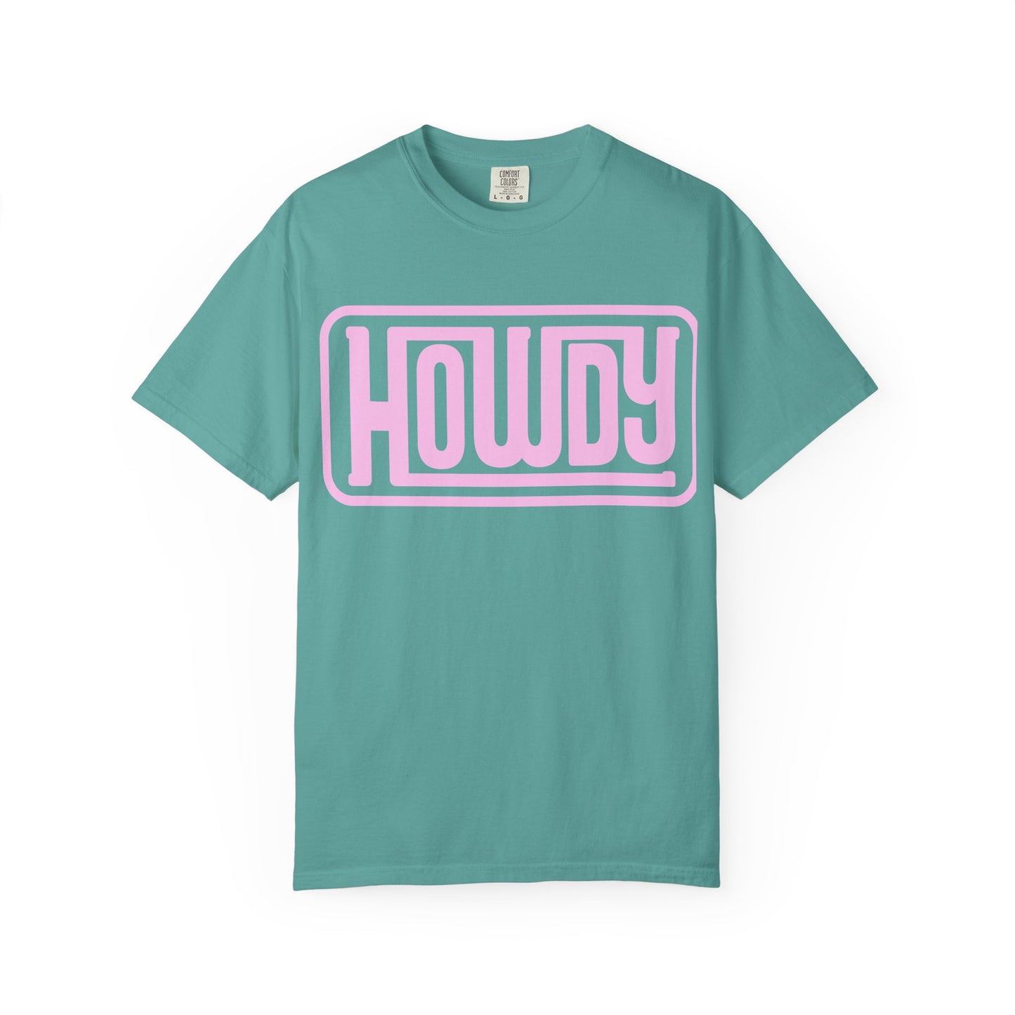 Howdy Graphic T-Shirt — Retro Pink Welcome Design