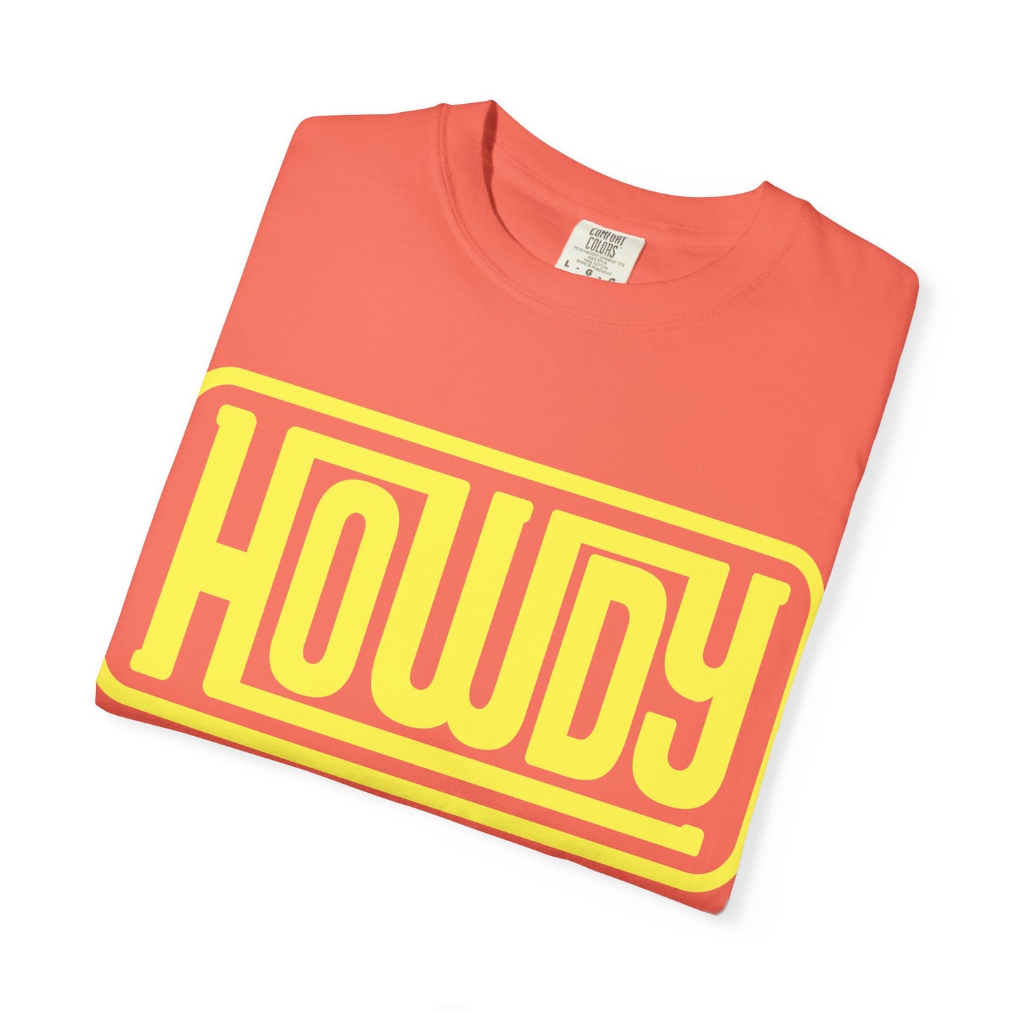 Howdy Graphic T-Shirt — Retro Yellow Logo Tee