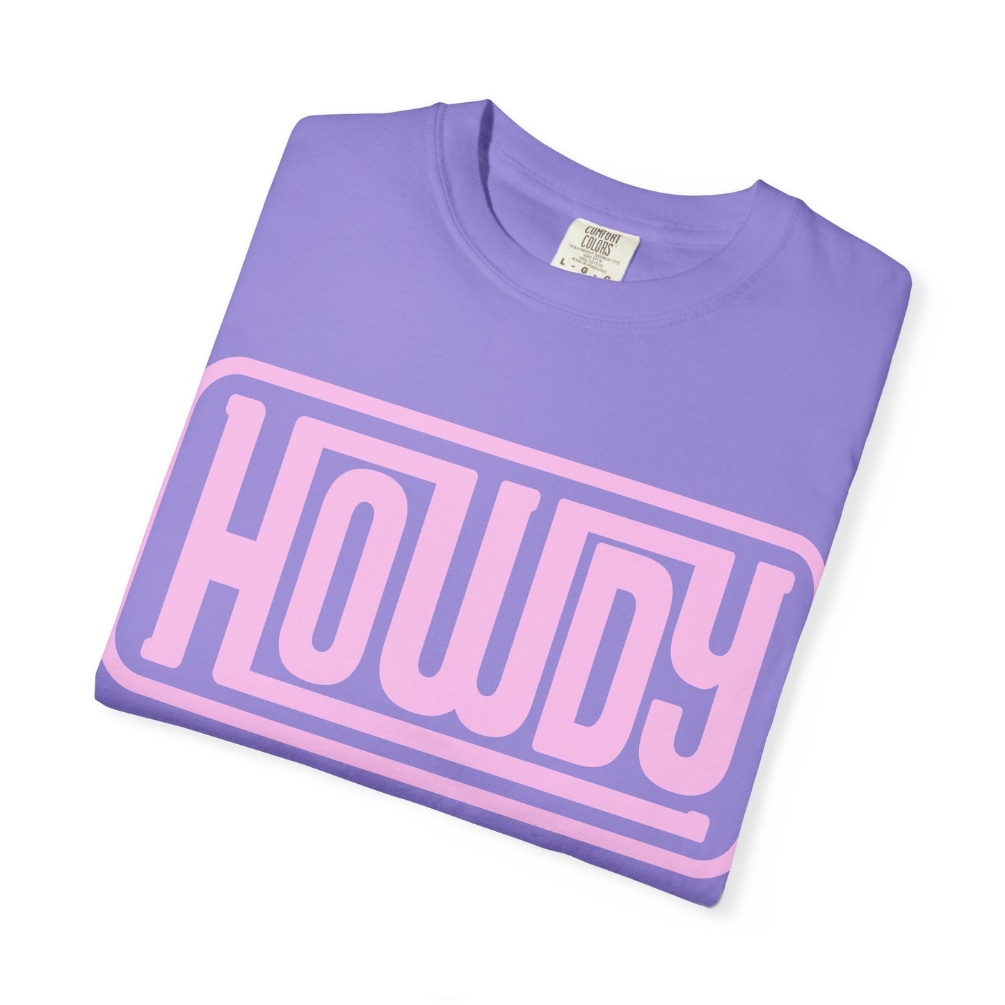 Howdy Graphic T-Shirt — Retro Pink Welcome Design