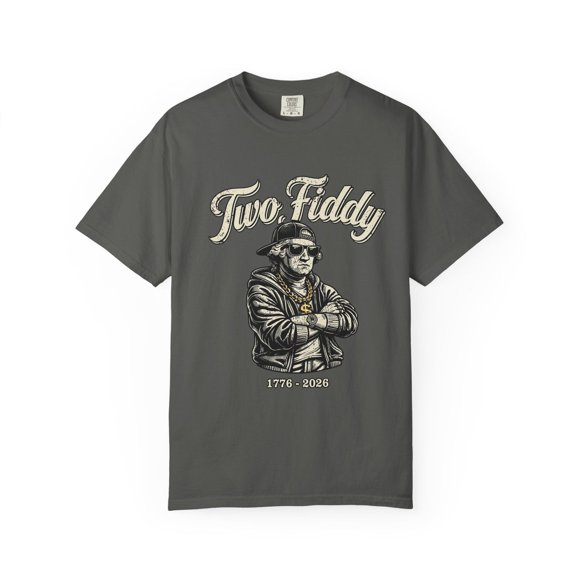 Two Fiddy Retro Rap Tee — Vintage Style "Two Fiddy" Graphic T-Shirt