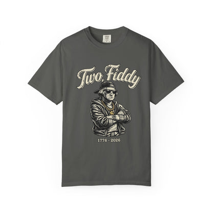 Two Fiddy Retro Rap Tee — Vintage Style "Two Fiddy" Graphic T-Shirt