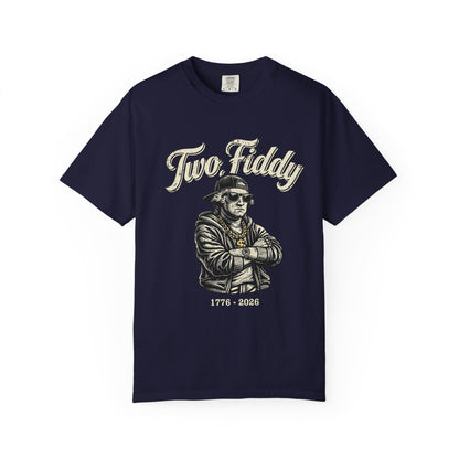 Two Fiddy Retro Rap Tee — Vintage Style "Two Fiddy" Graphic T-Shirt