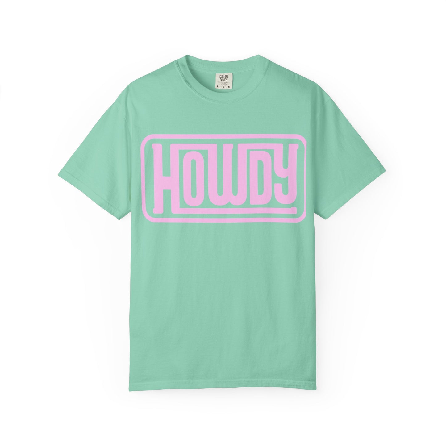 Howdy Graphic T-Shirt — Retro Pink Welcome Design
